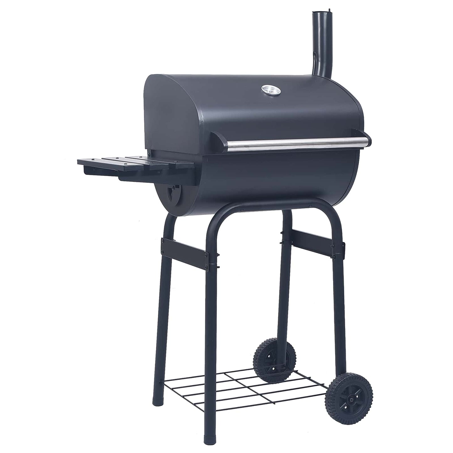 Houtskool Grill 75 x 48 x 120 cm zilver