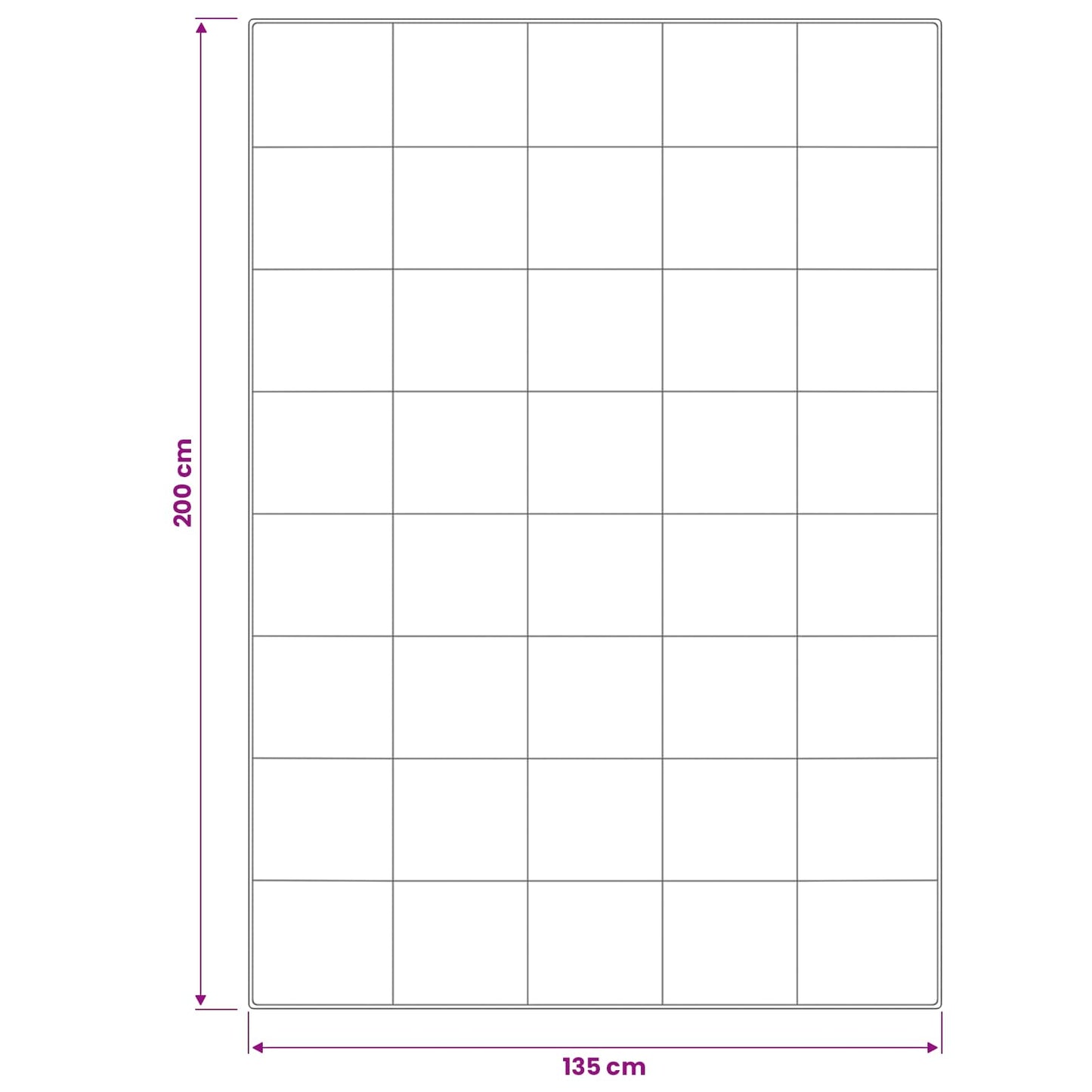 Dekbed en Kussen Set 2 st 135x200 cm Zomer 140 GSM Wol Wit