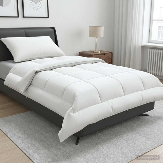 Dekbed en Kussen Set 2 st 150x200 cm Zomer 140 GSM Wol Wit is nu te koop bij PeponiXL, paradijselijk wonen!