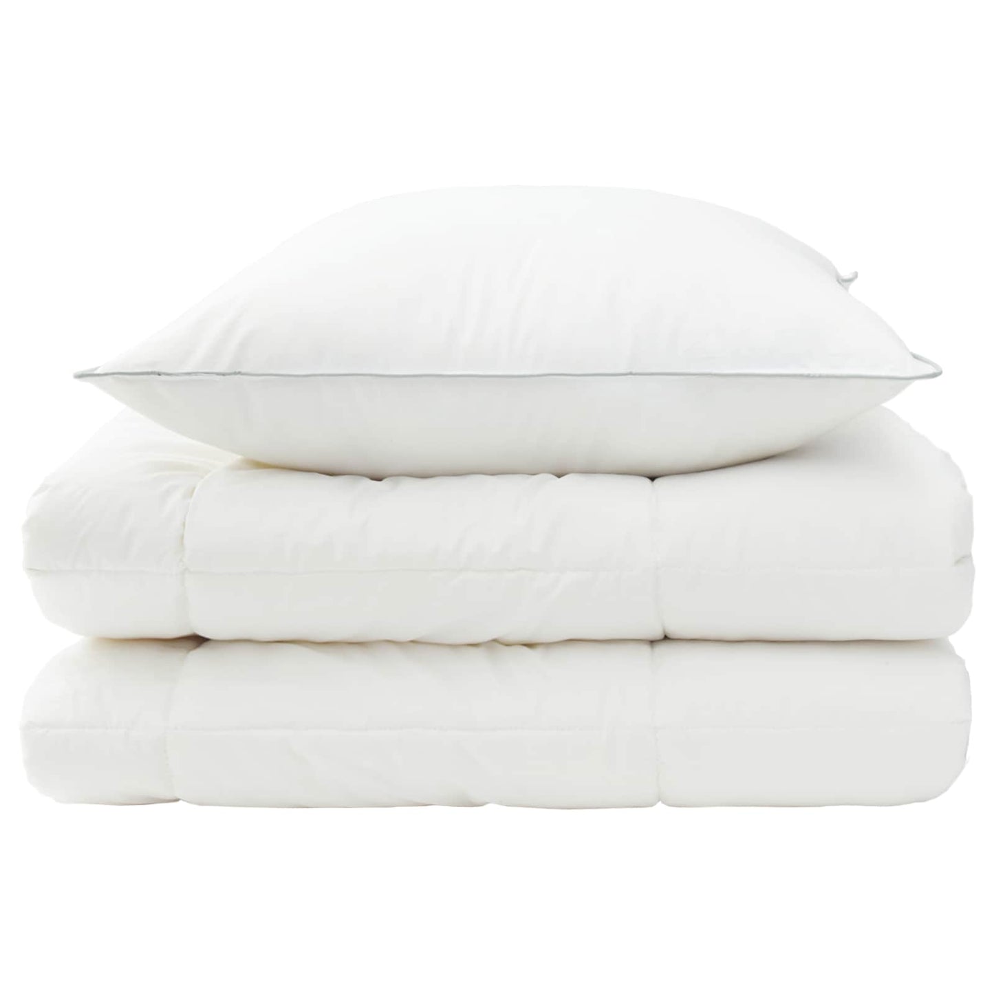 Dekbed en Kussen Set 2 pcs 150x200 cm 4 seizoenen 220 GSM Wol is nu te koop bij PeponiXL, paradijselijk wonen!