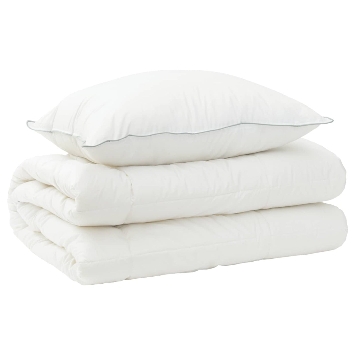Dekbed en Kussen Set 2 pcs 137x200 cm 4 seizoenen 350 GSM Wol is nu te koop bij PeponiXL, paradijselijk wonen!