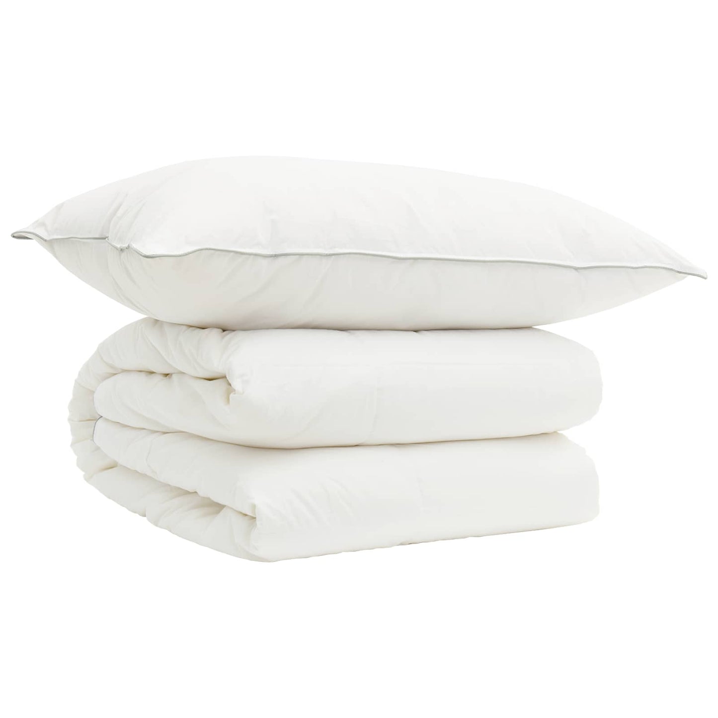 Dekbed en Kussen Set 2 pcs 155x200 cm 4 seizoenen 140+220 GSM is nu te koop bij PeponiXL, paradijselijk wonen!