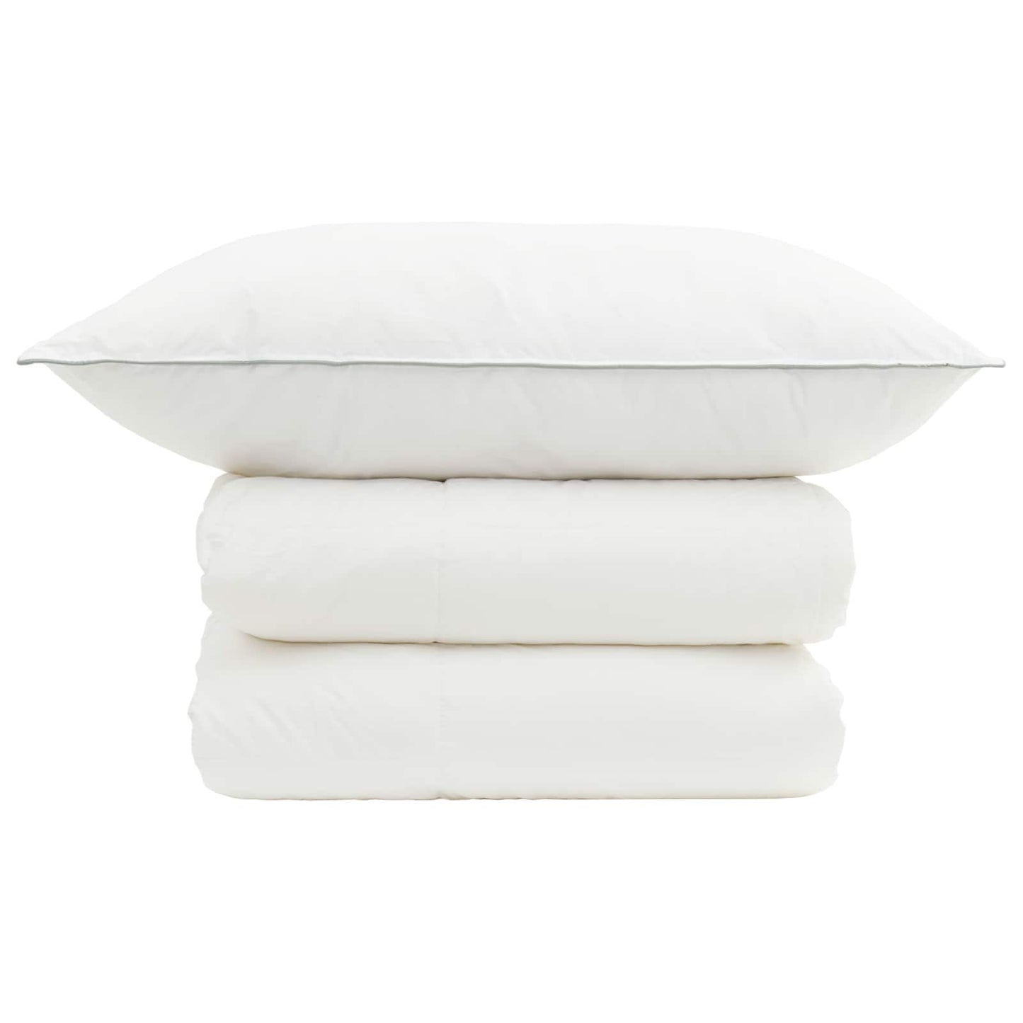 Dekbed en Kussen Set 2 pcs 155x200 cm 4 seizoenen 140+220 GSM is nu te koop bij PeponiXL, paradijselijk wonen!
