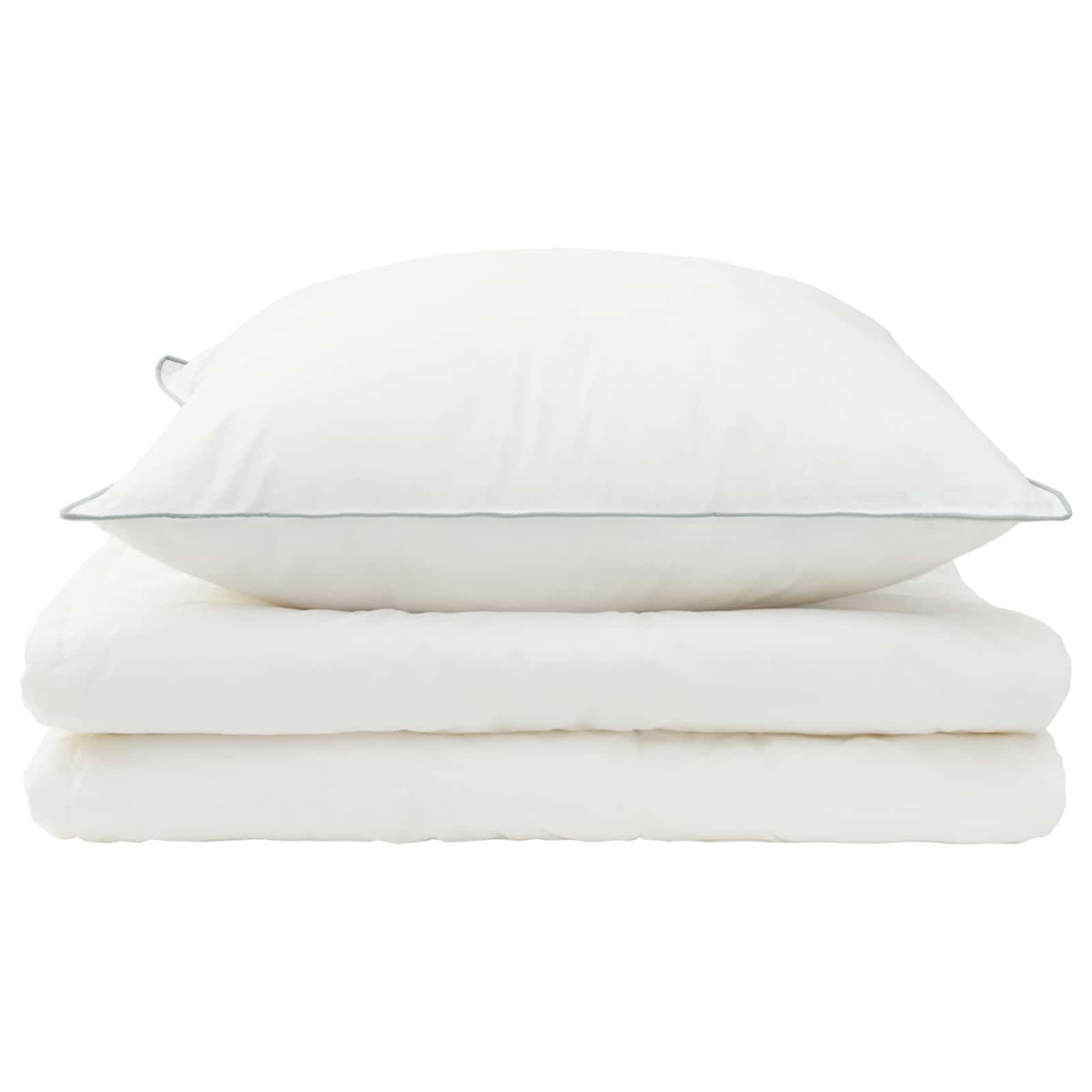 Dekbed en Kussen Set 2 pcs 140x200 cm Zomer 200 GSM Wol Wit is nu te koop bij PeponiXL, paradijselijk wonen!