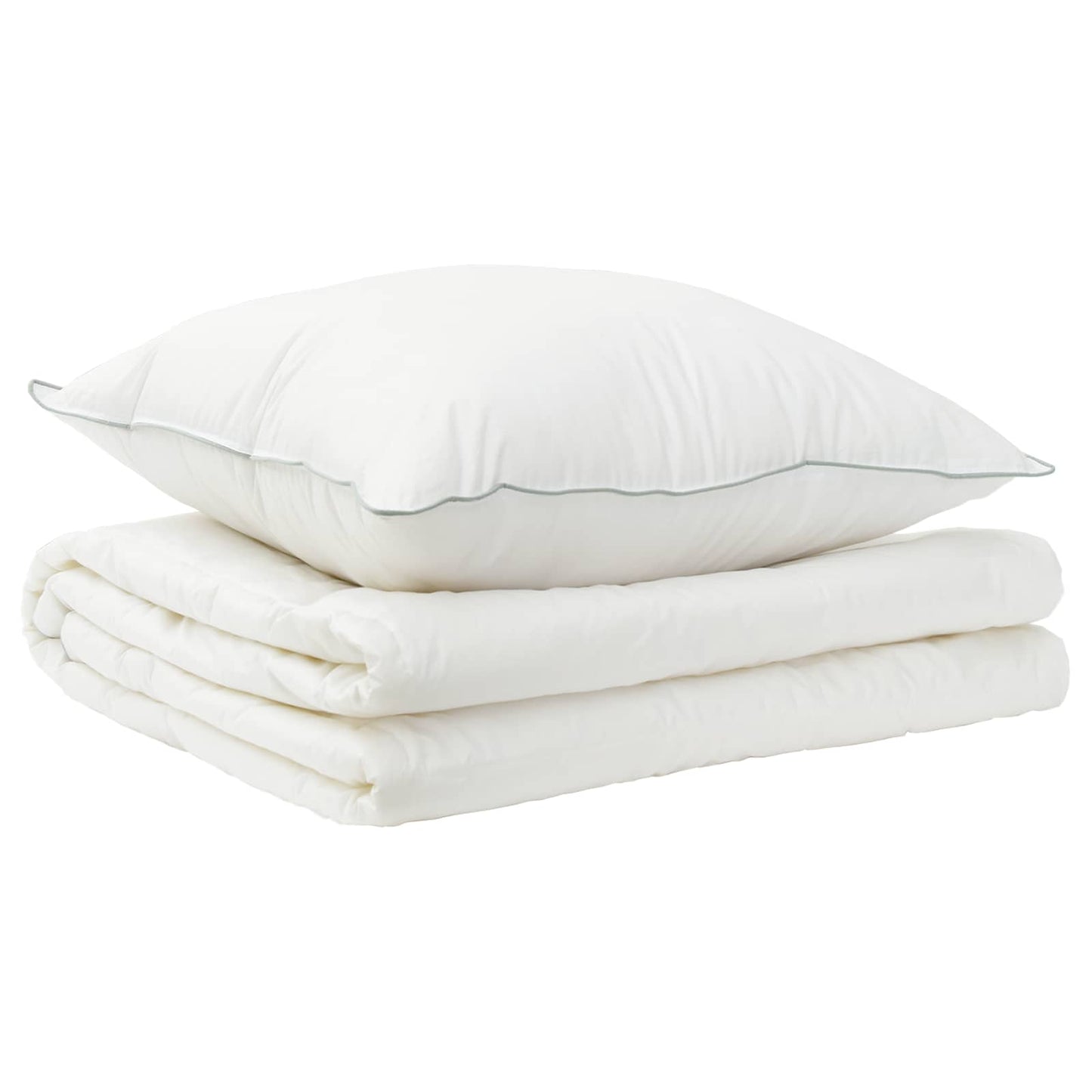 Dekbed en Kussen Set 2 pcs 150x200 cm Zomer 200 GSM Wol Wit is nu te koop bij PeponiXL, paradijselijk wonen!