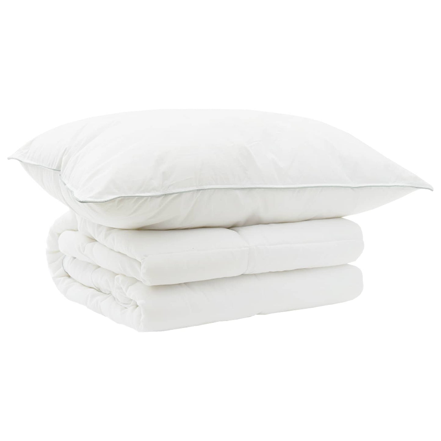 Dekbed en Kussen Set 2 pcs 152x203 cm Zomer 200 GSM Wol Wit is nu te koop bij PeponiXL, paradijselijk wonen!