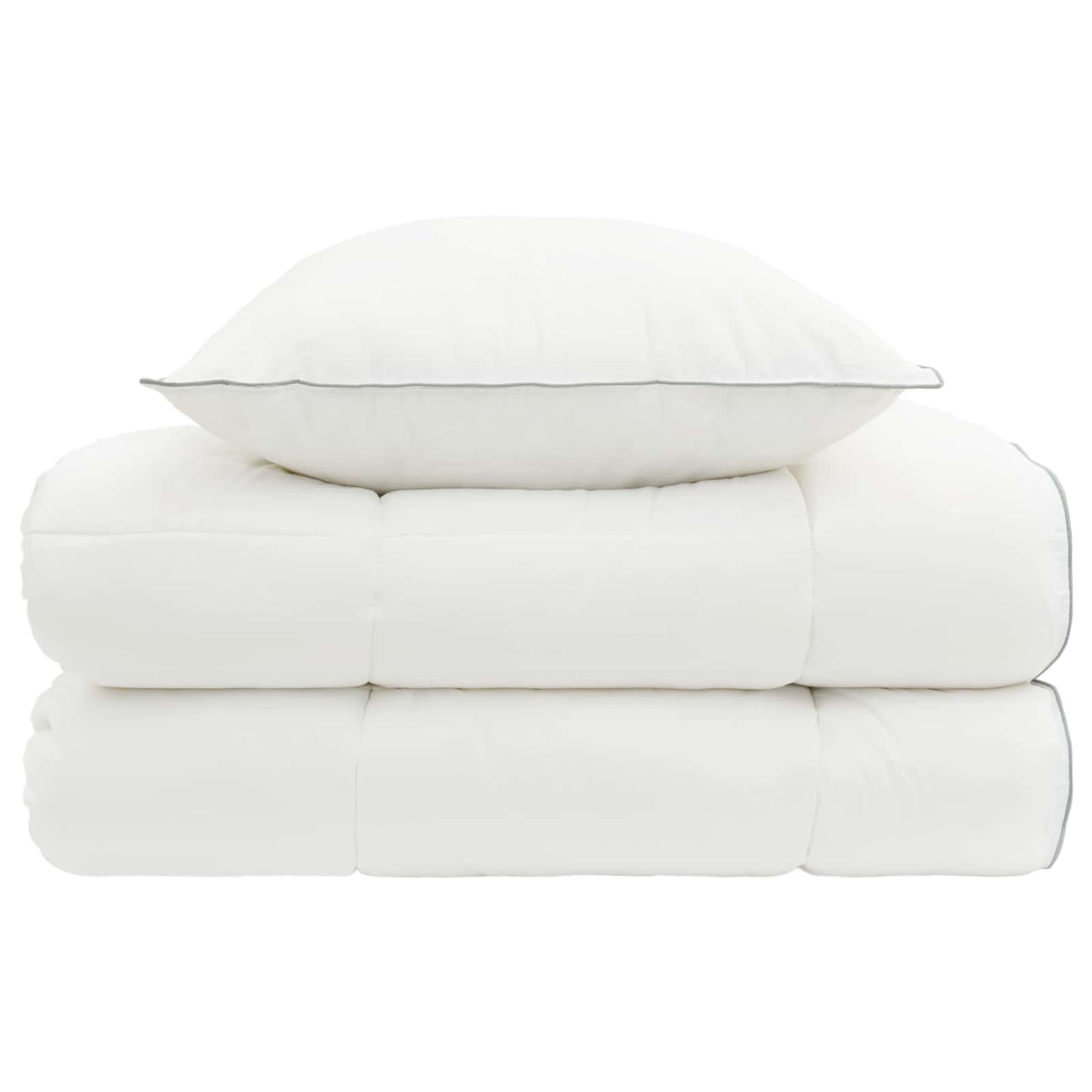 Dekbed en Kussen Set 2 pcs 155x200 cm 4 seizoenen 200+300 GSM is nu te koop bij PeponiXL, paradijselijk wonen!