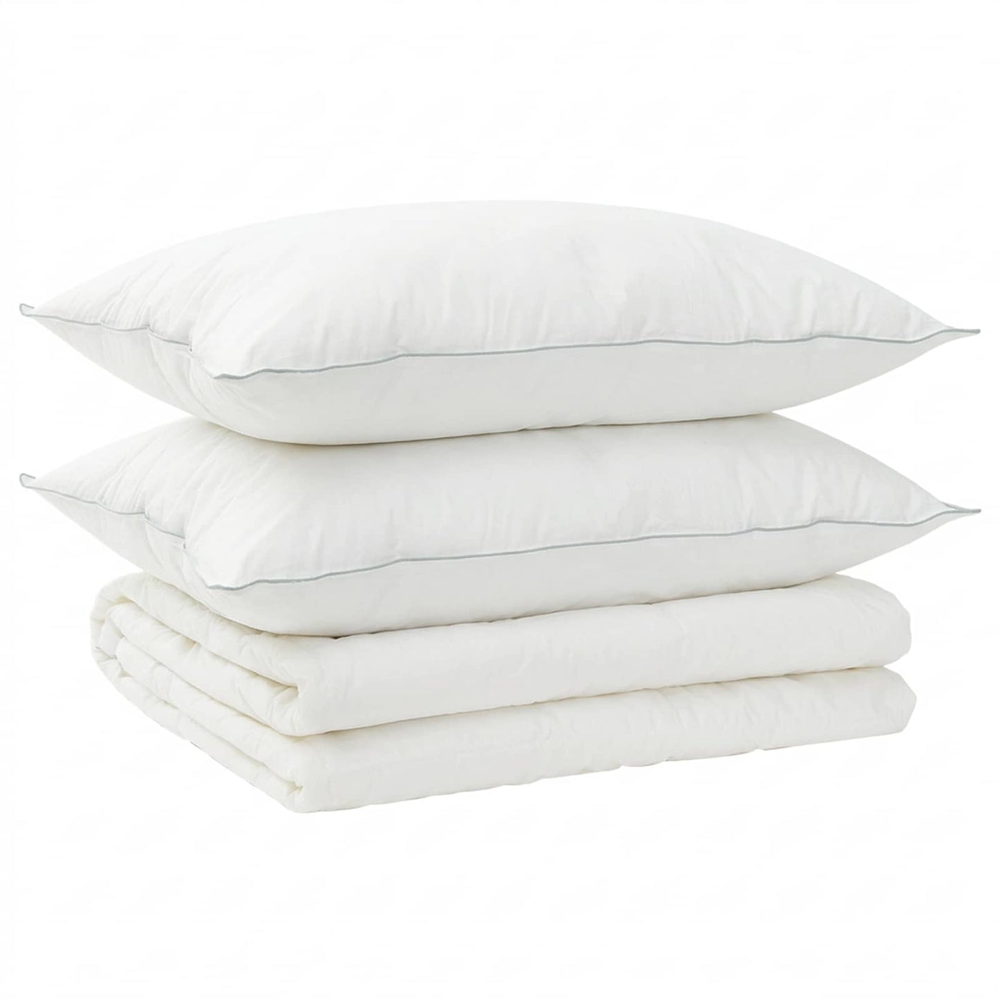 Dekbed en Kussen Set 3 pcs 200x200 cm Zomer 140 GSM Wol Wit is nu te koop bij PeponiXL, paradijselijk wonen!