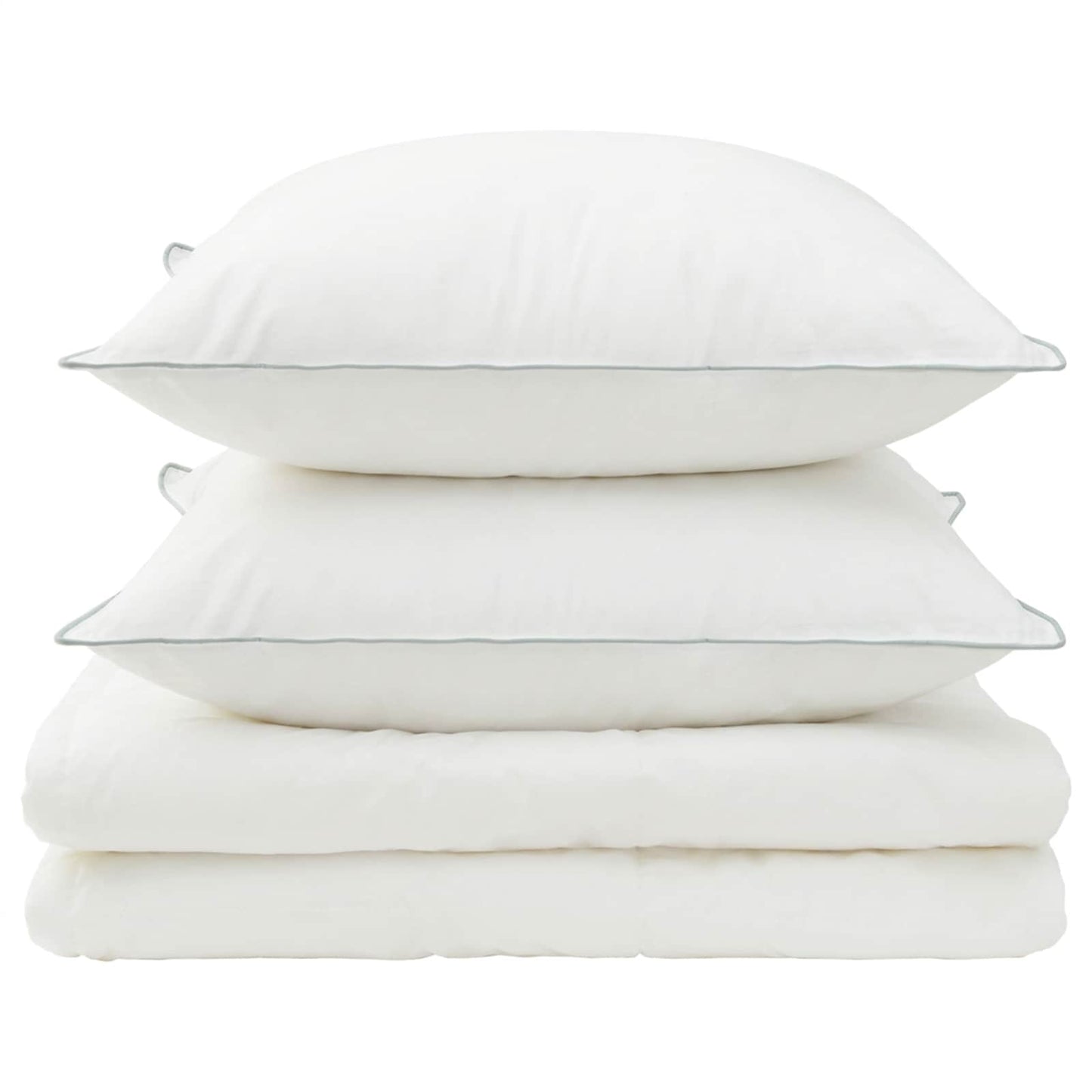 Dekbed en Kussen Set 3 pcs 140x220 cm Zomer 140 GSM Wol Wit is nu te koop bij PeponiXL, paradijselijk wonen!