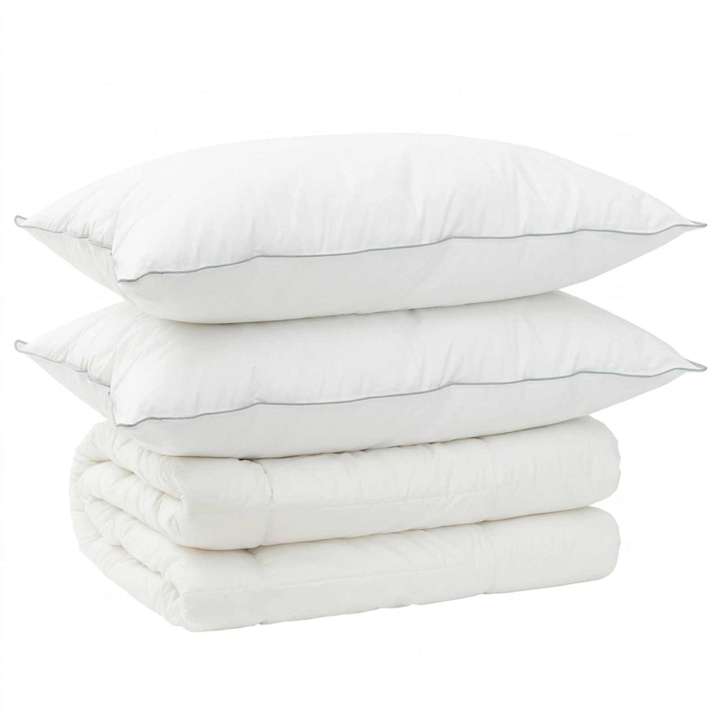 Dekbed en Kussen Set 3 pcs 140x220 cm 4 seizoenen 220 GSM Wol is nu te koop bij PeponiXL, paradijselijk wonen!