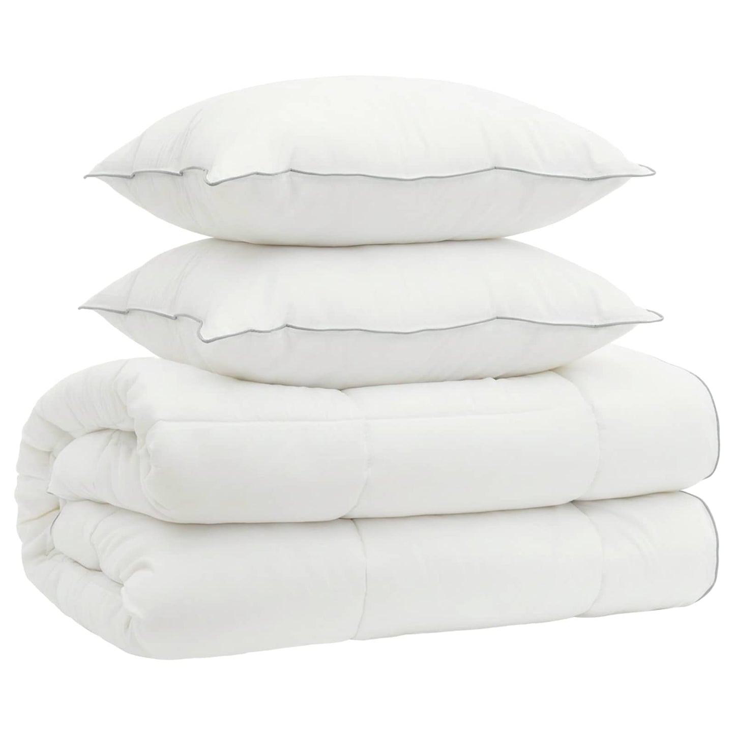 Dekbed en Kussen Set 3 pcs 240x260 cm 4 seizoenen 140+220 GSM is nu te koop bij PeponiXL, paradijselijk wonen!