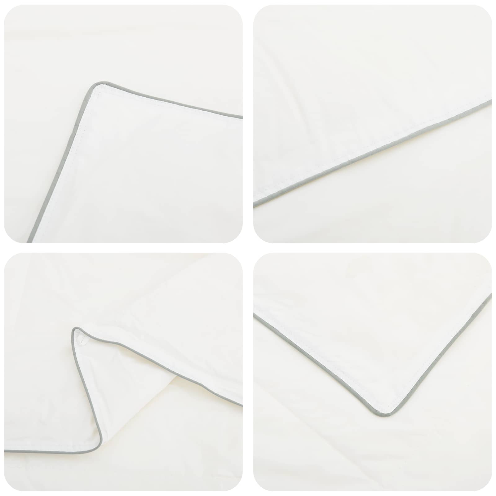 Dekbed en Kussen Set 3 pcs 155x220 cm Winter 450 GSM Wol Wit is nu te koop bij PeponiXL, paradijselijk wonen!