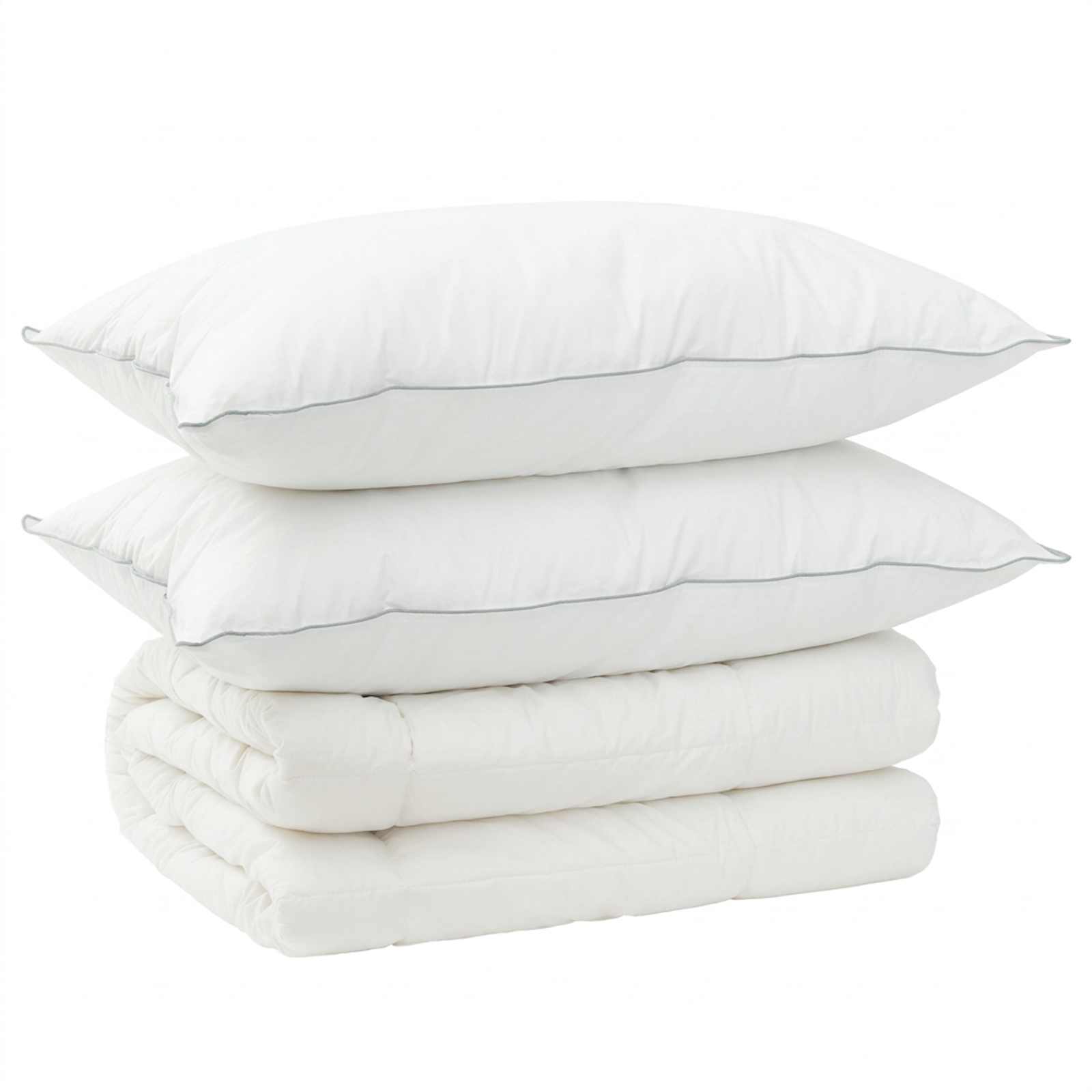 Dekbed en Kussen Set 3 pcs 200x220 cm Winter 450 GSM Wol Wit is nu te koop bij PeponiXL, paradijselijk wonen!