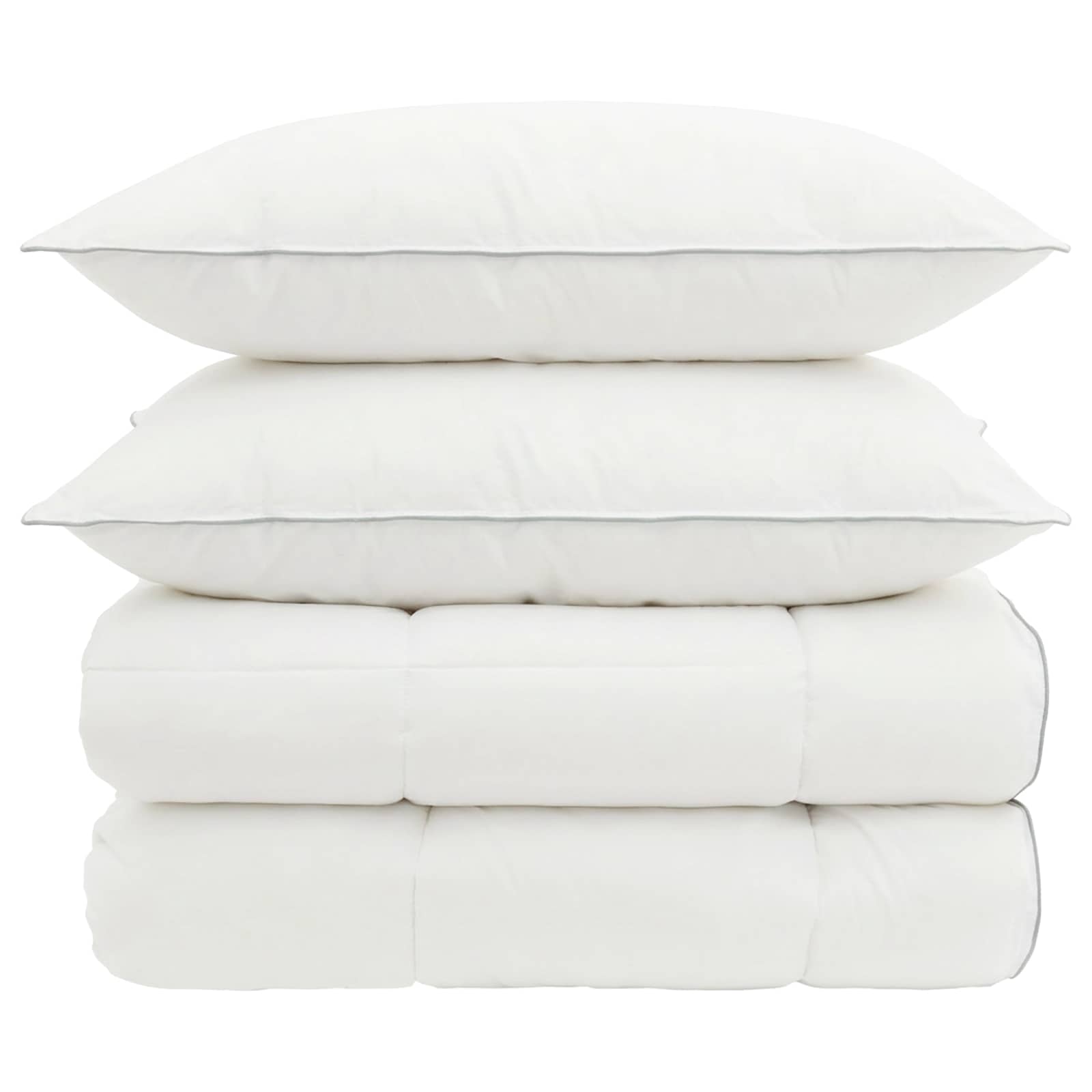 Dekbed en Kussen Set 3 pcs 200x240 cm 4 seizoenen 200+300 GSM is nu te koop bij PeponiXL, paradijselijk wonen!