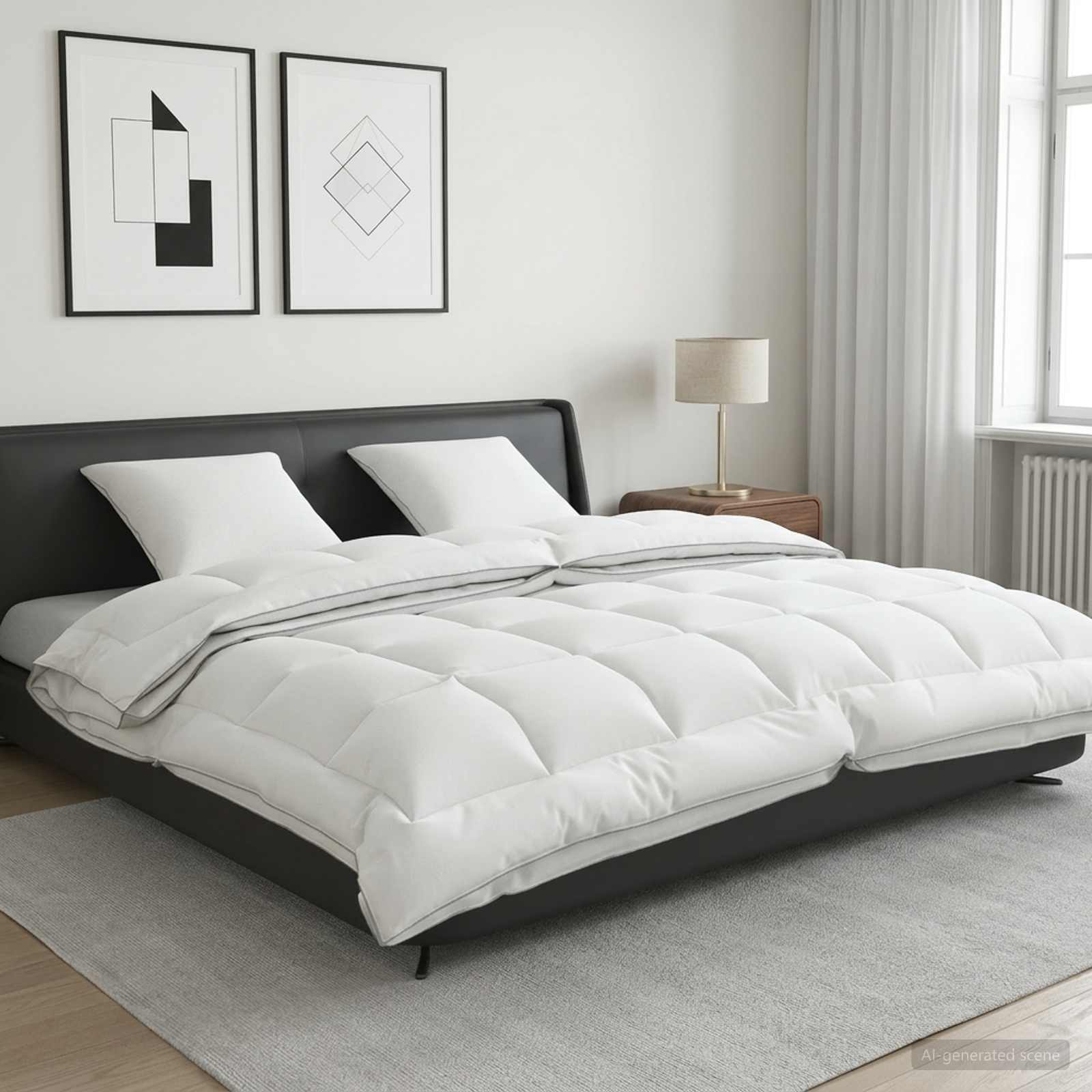 Dekbed en Kussen Set 3 pcs 220x260 cm 4 seizoenen 200+300 GSM is nu te koop bij PeponiXL, paradijselijk wonen!
