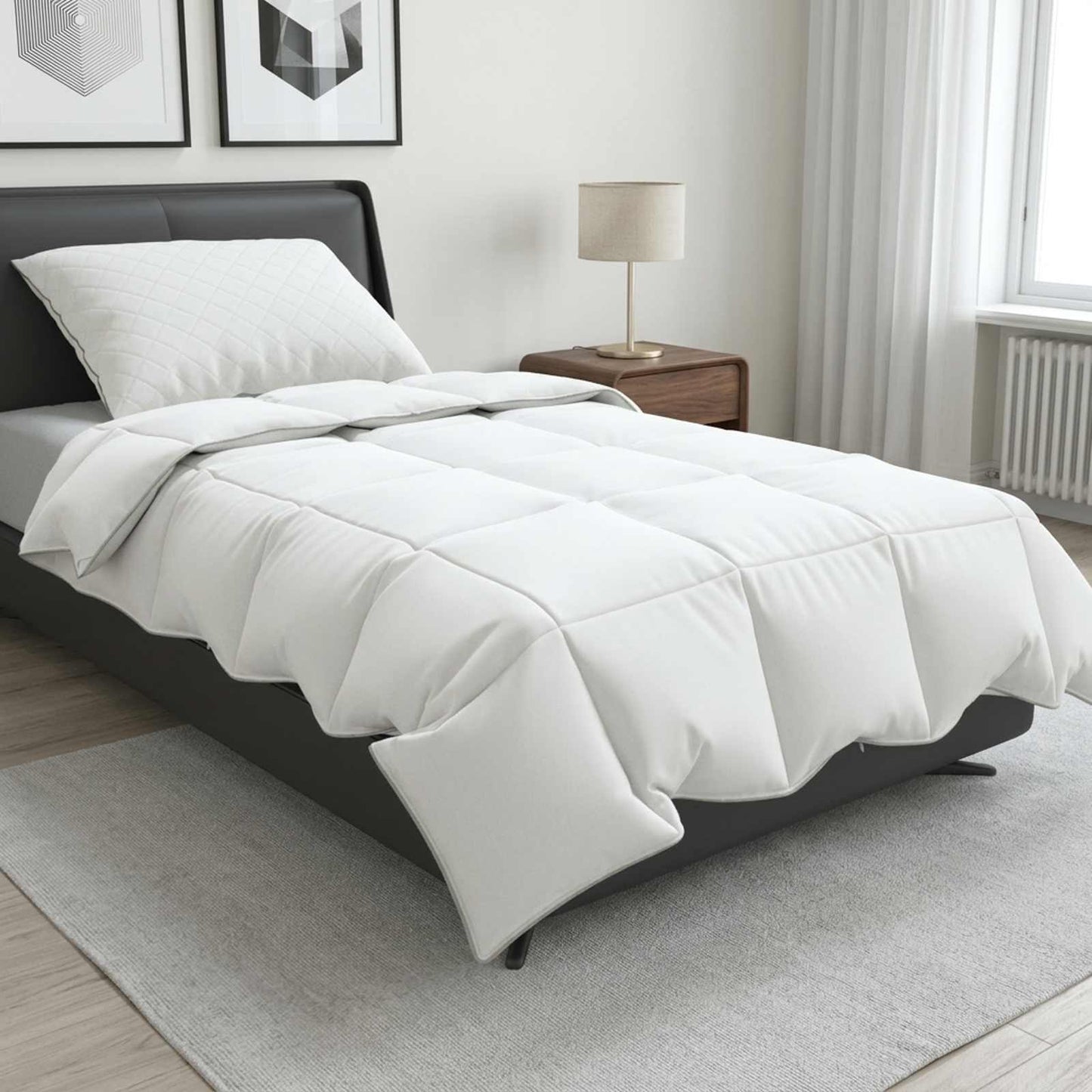 Dekbed FULDA 152 x 203 cm Zomer 100 GSM 90% Gansendons Wit is nu te koop bij PeponiXL, paradijselijk wonen!