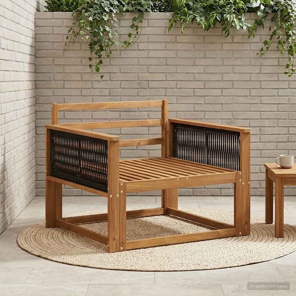 Buiten Midden Sofa Massief Acaciahout Naturel is nu te koop bij PeponiXL, paradijselijk wonen!