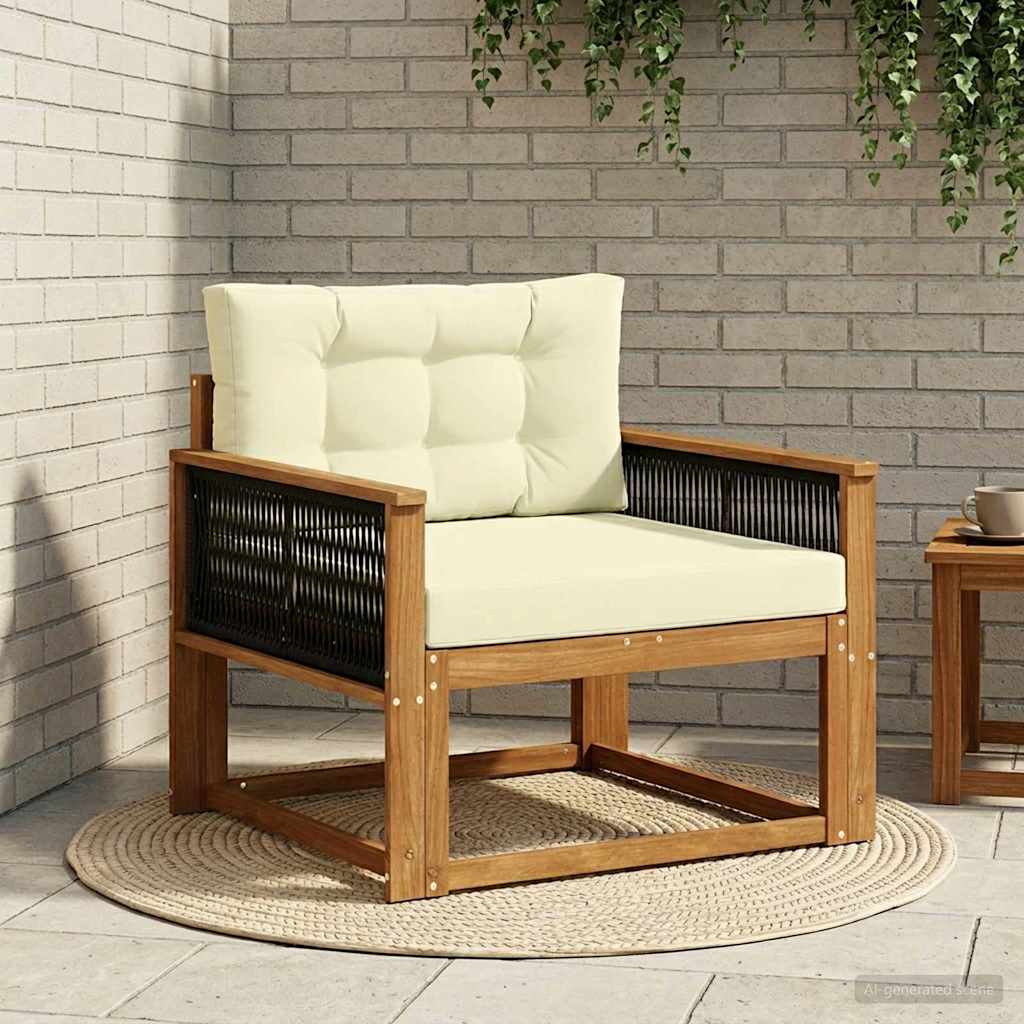 Buiten Midden Sofa Massief Acaciahout Naturel is nu te koop bij PeponiXL, paradijselijk wonen!