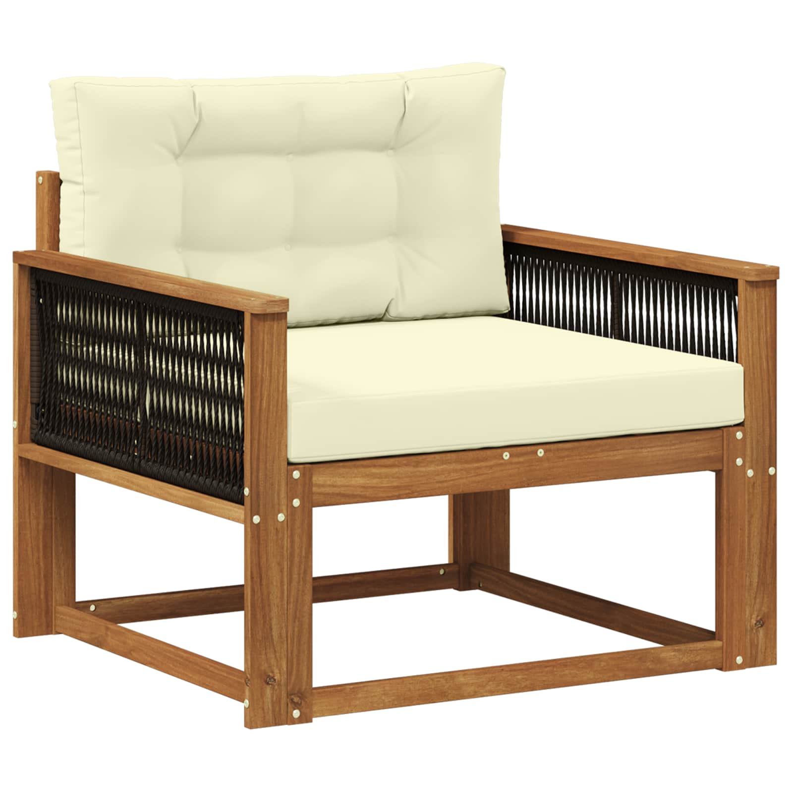Buiten Midden Sofa Massief Acaciahout Naturel is nu te koop bij PeponiXL, paradijselijk wonen!