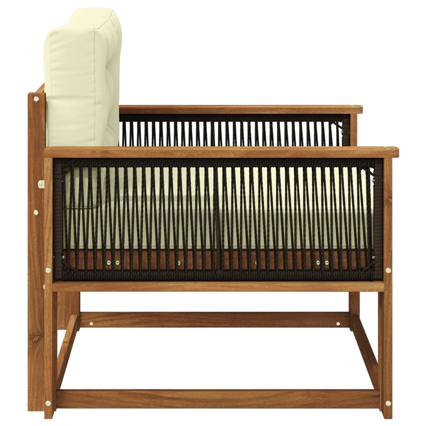 Buiten Midden Sofa Massief Acaciahout Naturel is nu te koop bij PeponiXL, paradijselijk wonen!