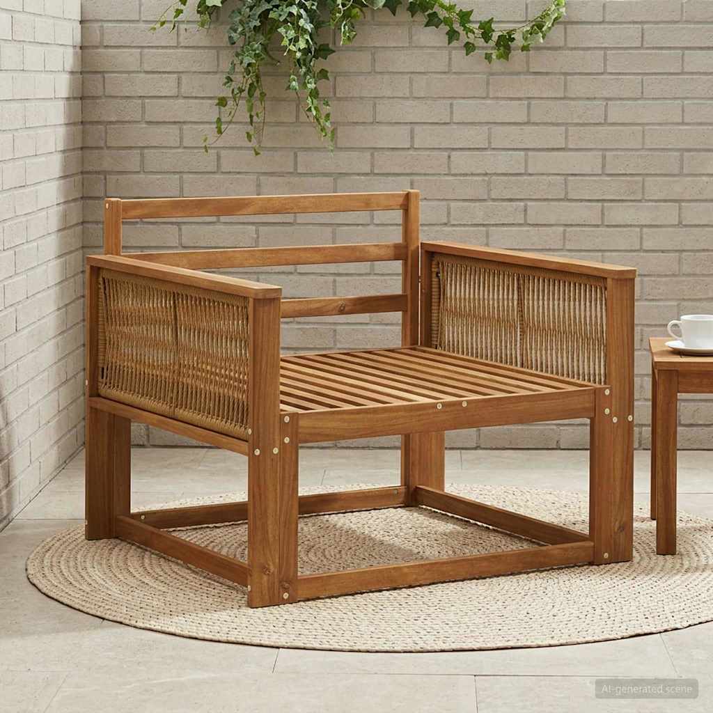 Buiten Midden Sofa Naturel is nu te koop bij PeponiXL, paradijselijk wonen!