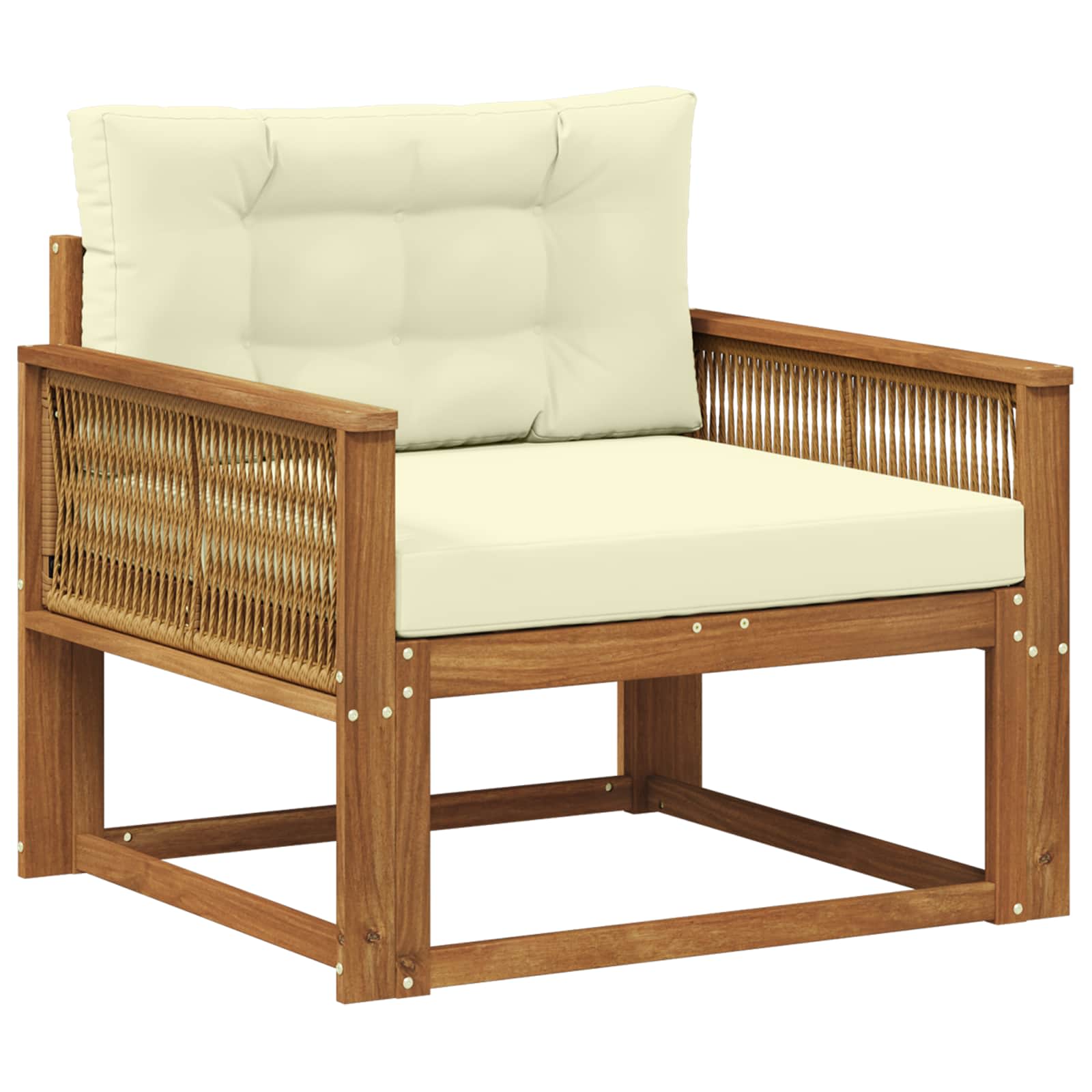 Buiten Midden Sofa Massief Acaciahout Naturel is nu te koop bij PeponiXL, paradijselijk wonen!