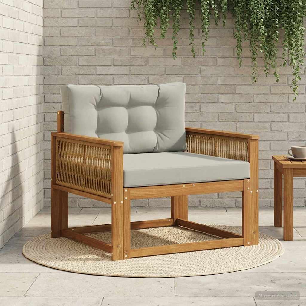 Buiten Midden Sofa Massief Acaciahout Naturel is nu te koop bij PeponiXL, paradijselijk wonen!