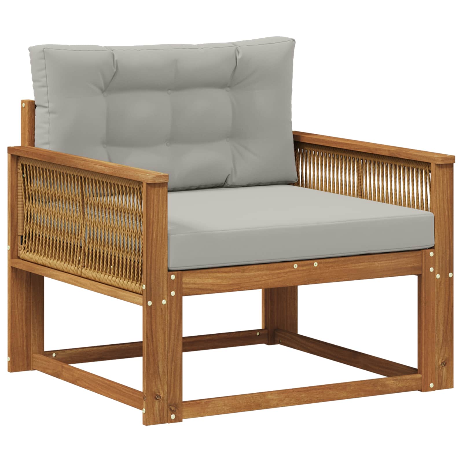 Buiten Midden Sofa Massief Acaciahout Naturel is nu te koop bij PeponiXL, paradijselijk wonen!
