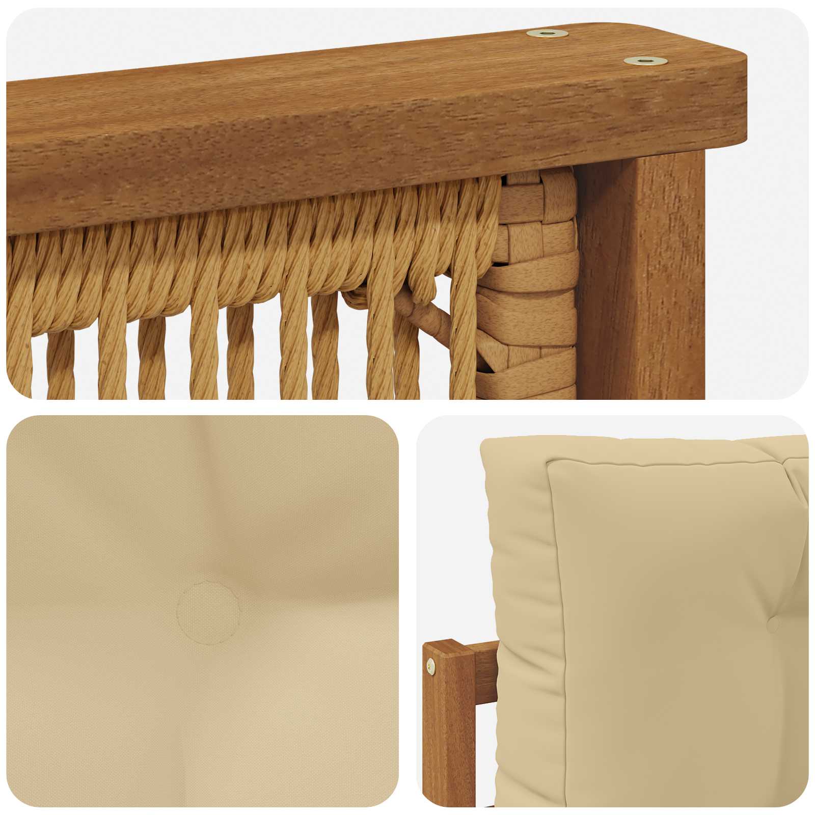 Buiten Midden Sofa Naturel is nu te koop bij PeponiXL, paradijselijk wonen!