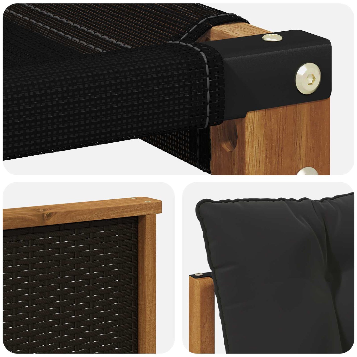 Buiten Midden Sofa Massief Acaciahout Naturel is nu te koop bij PeponiXL, paradijselijk wonen!