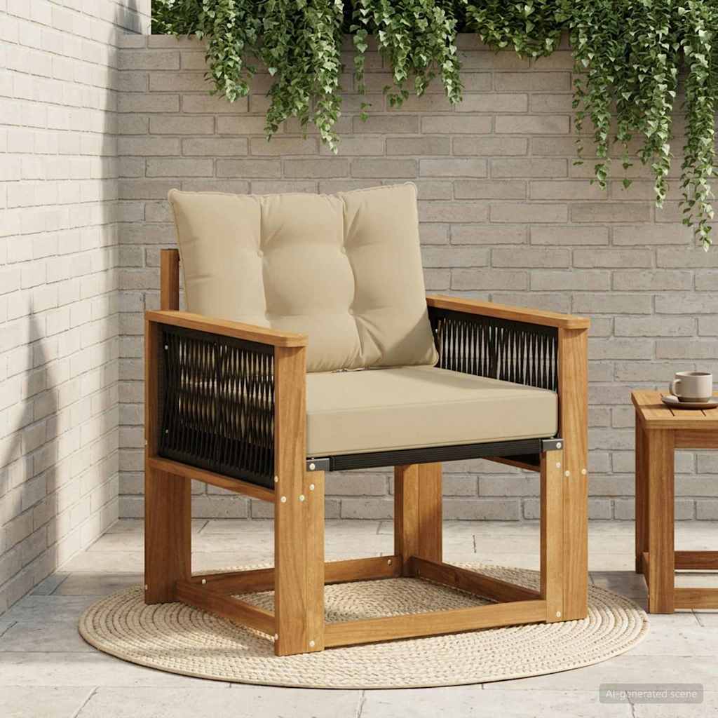 Buiten Midden Sofa Massief Acaciahout Naturel is nu te koop bij PeponiXL, paradijselijk wonen!