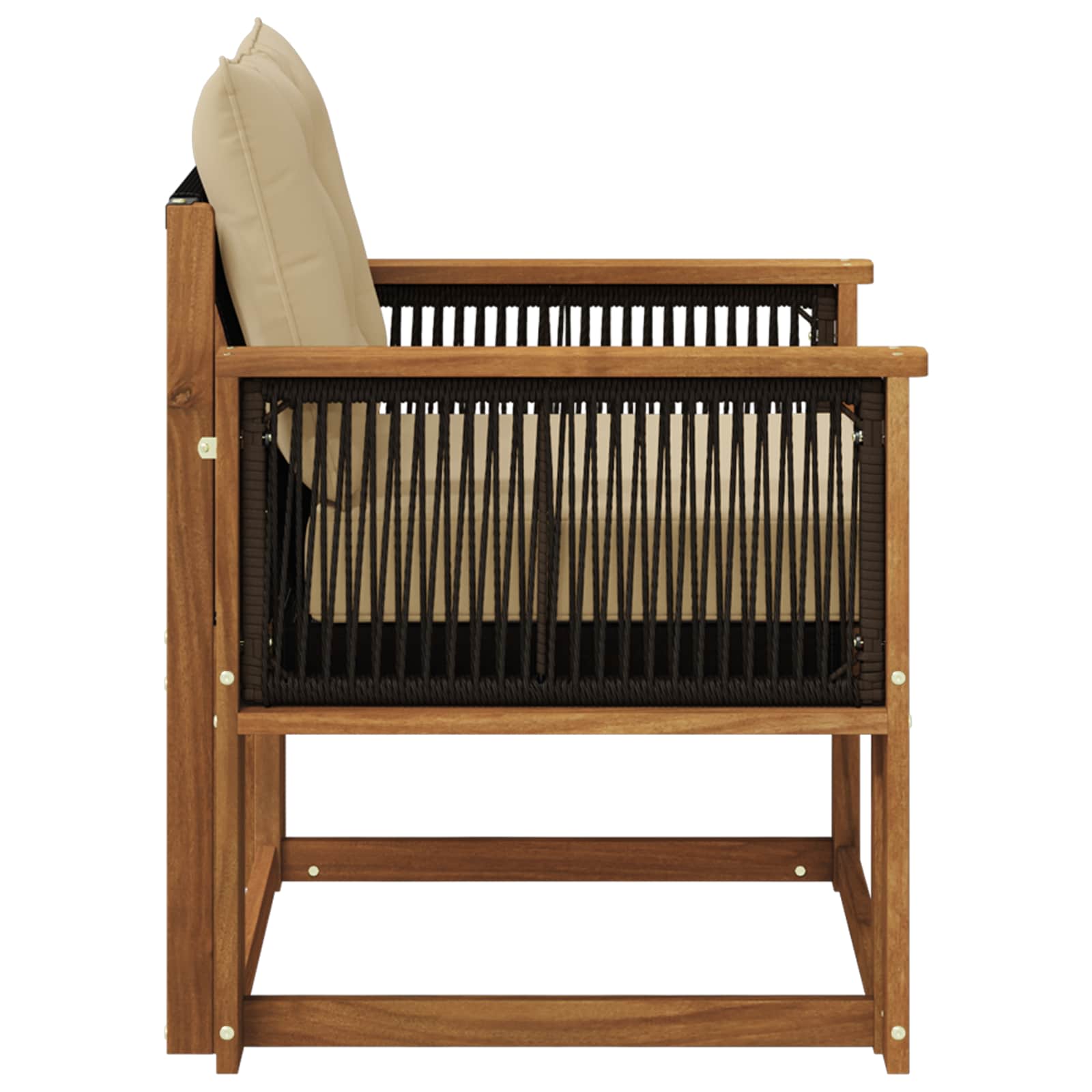 Buiten Midden Sofa Massief Acaciahout Naturel is nu te koop bij PeponiXL, paradijselijk wonen!