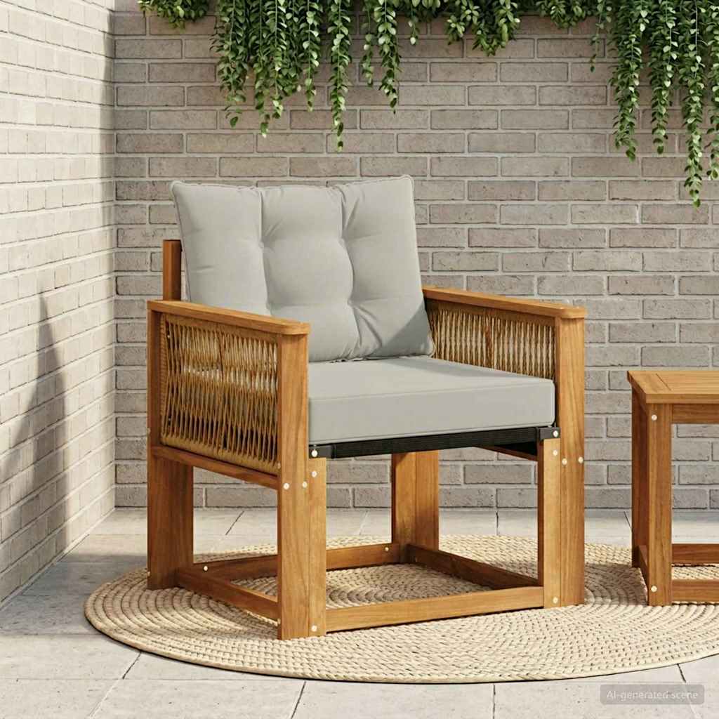Tuinbank Massief Acaciahout Naturel is nu te koop bij PeponiXL, paradijselijk wonen!