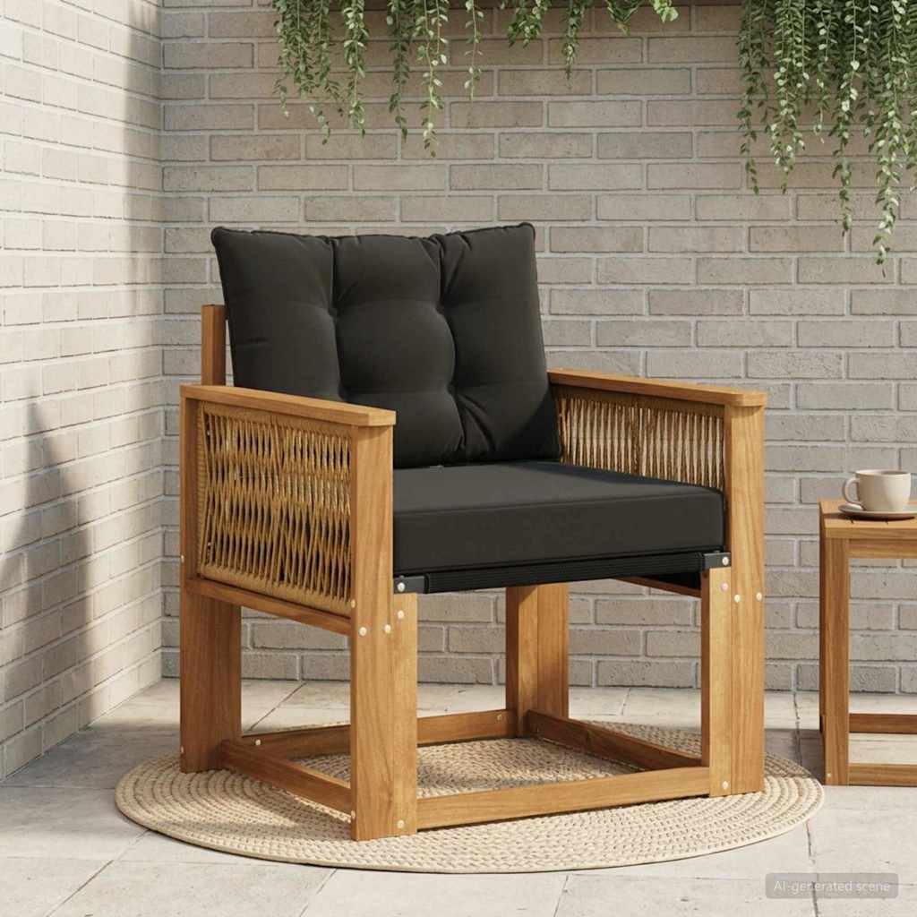 Buiten Midden Sofa Massief Acaciahout Naturel is nu te koop bij PeponiXL, paradijselijk wonen!