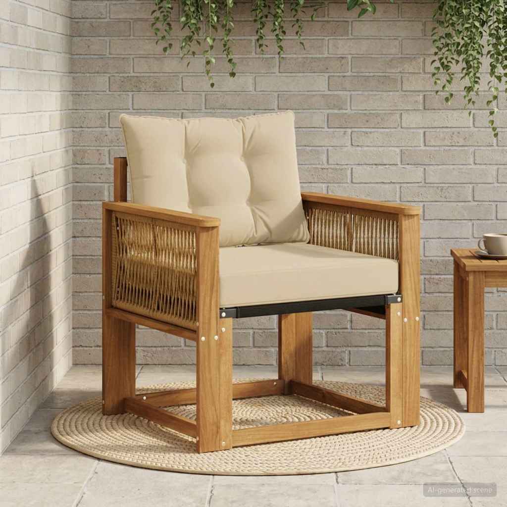 Buiten Midden Sofa Massief Acaciahout Naturel is nu te koop bij PeponiXL, paradijselijk wonen!
