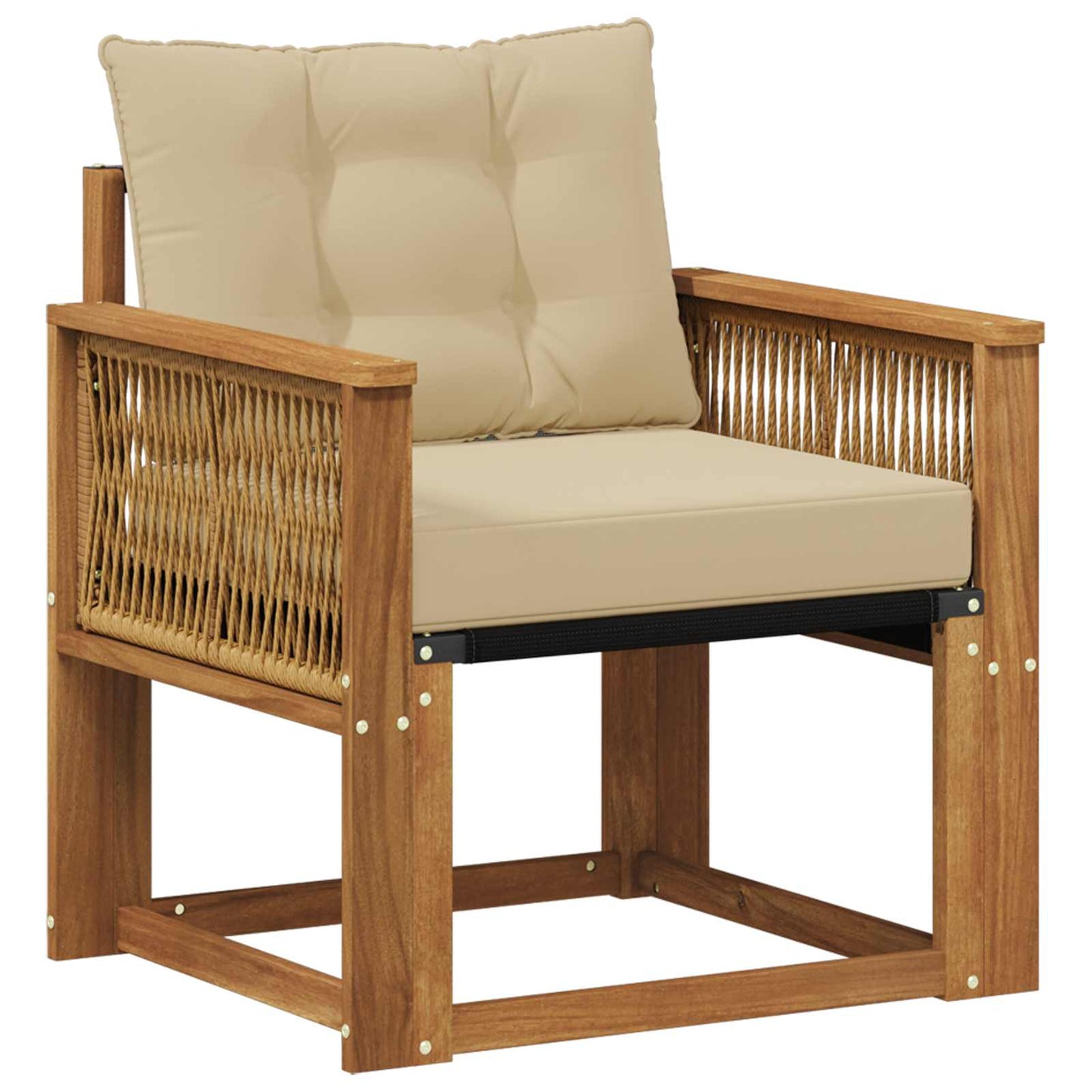 Buiten Midden Sofa Massief Acaciahout Naturel is nu te koop bij PeponiXL, paradijselijk wonen!