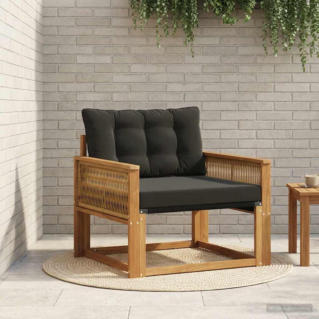 Buiten bankenset Massief Acaciahout en Textilene Naturel is nu te koop bij PeponiXL, paradijselijk wonen!
