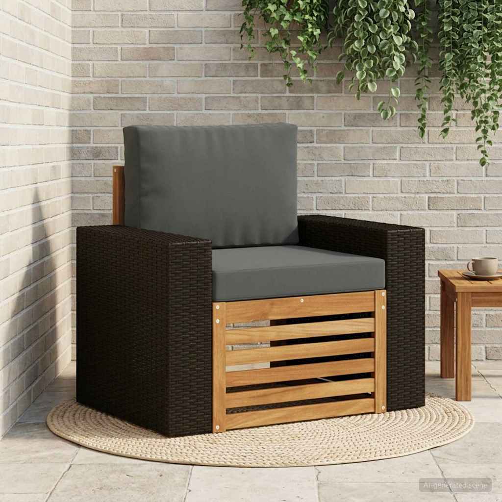 Buiten Midden Sofa Massief Acaciahout Naturel is nu te koop bij PeponiXL, paradijselijk wonen!