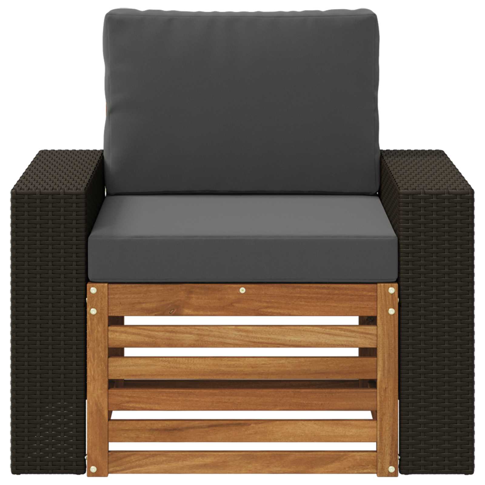 Buiten Midden Sofa Massief Acaciahout Naturel is nu te koop bij PeponiXL, paradijselijk wonen!