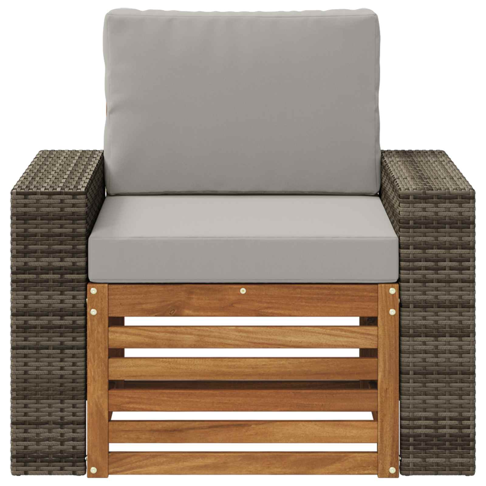 Buiten Midden Sofa Massief Acaciahout Naturel is nu te koop bij PeponiXL, paradijselijk wonen!