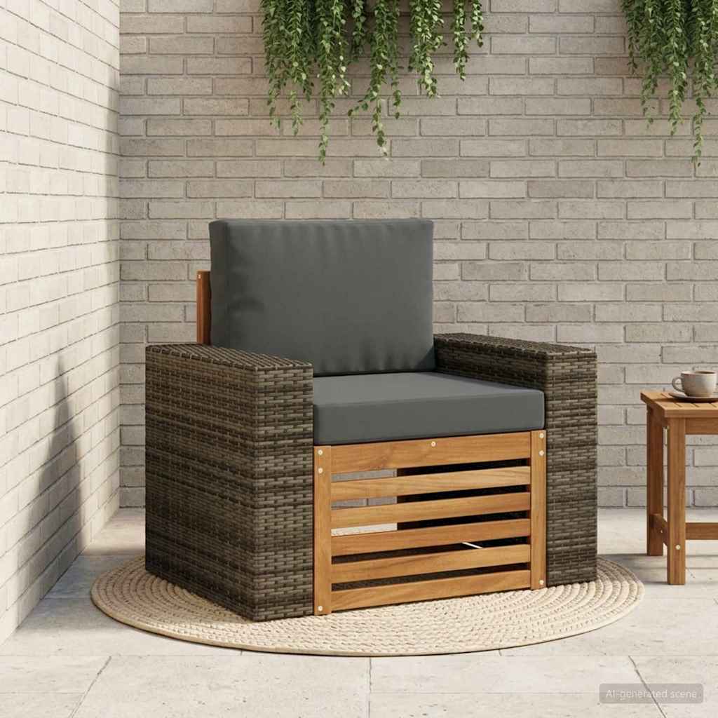 Buiten Midden Sofa Massief Acaciahout Naturel is nu te koop bij PeponiXL, paradijselijk wonen!