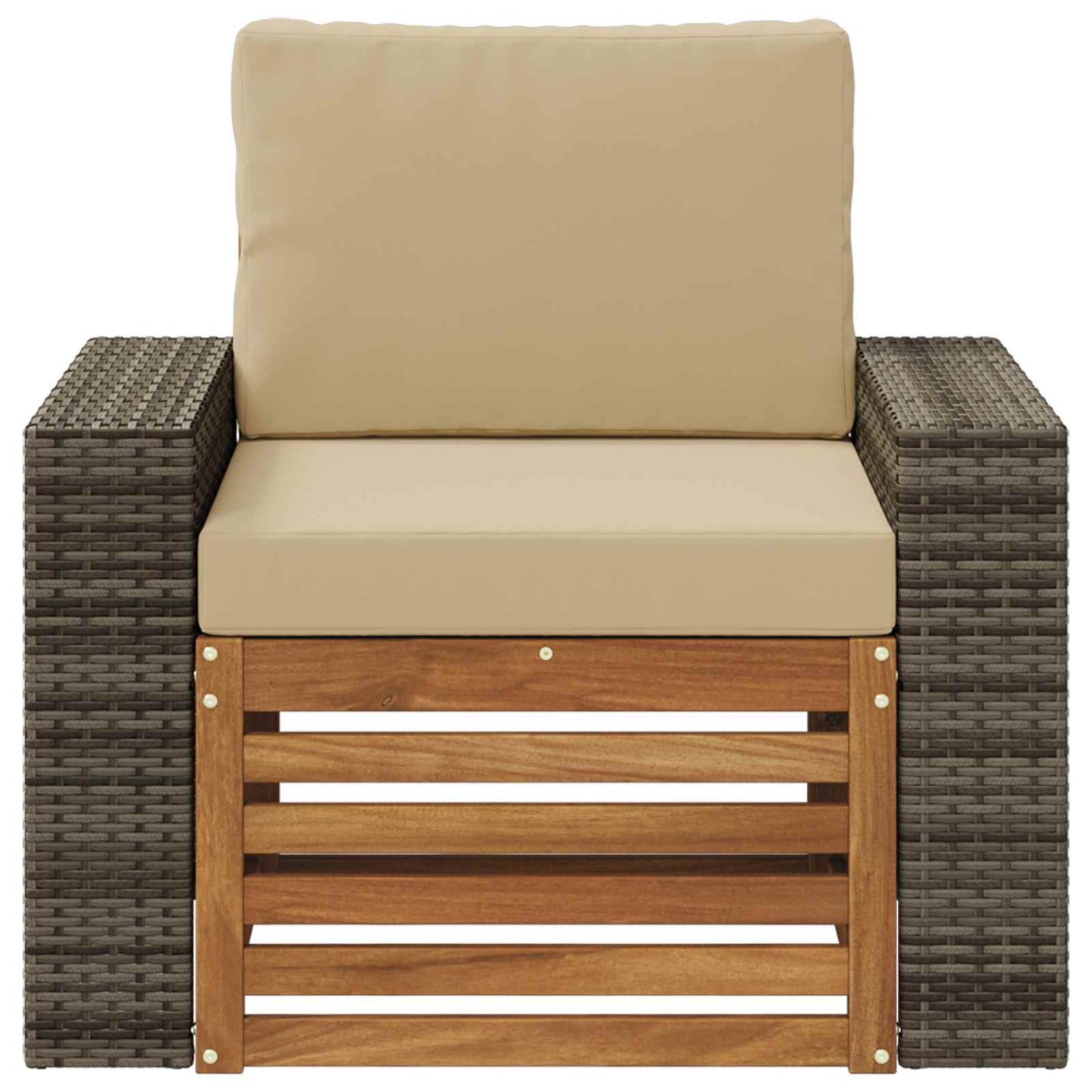 Buiten Midden Sofa Massief Acaciahout Naturel is nu te koop bij PeponiXL, paradijselijk wonen!