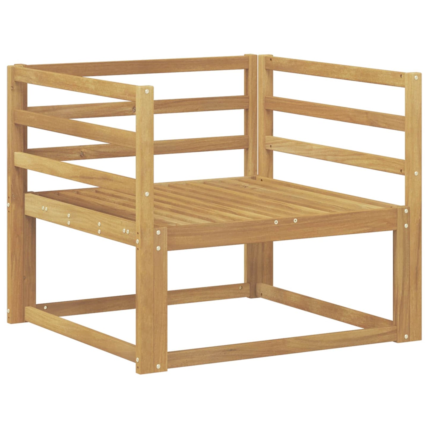 Buiten Midden Sofa Massief Acaciahout Wit is nu te koop bij PeponiXL, paradijselijk wonen!