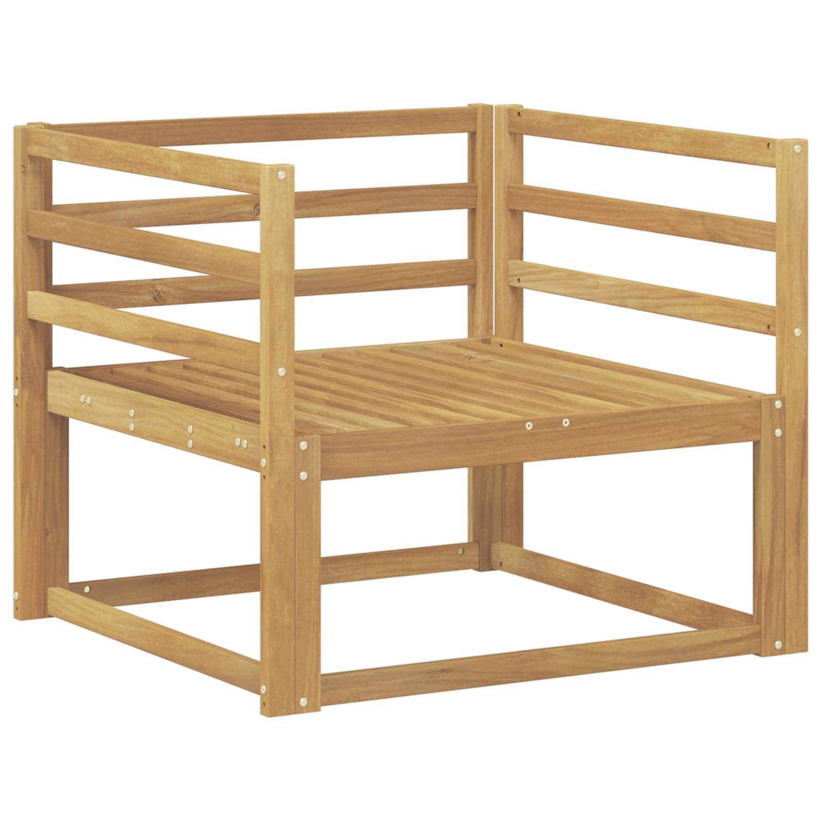 Buiten Midden Sofa Massief Acaciahout Wit is nu te koop bij PeponiXL, paradijselijk wonen!