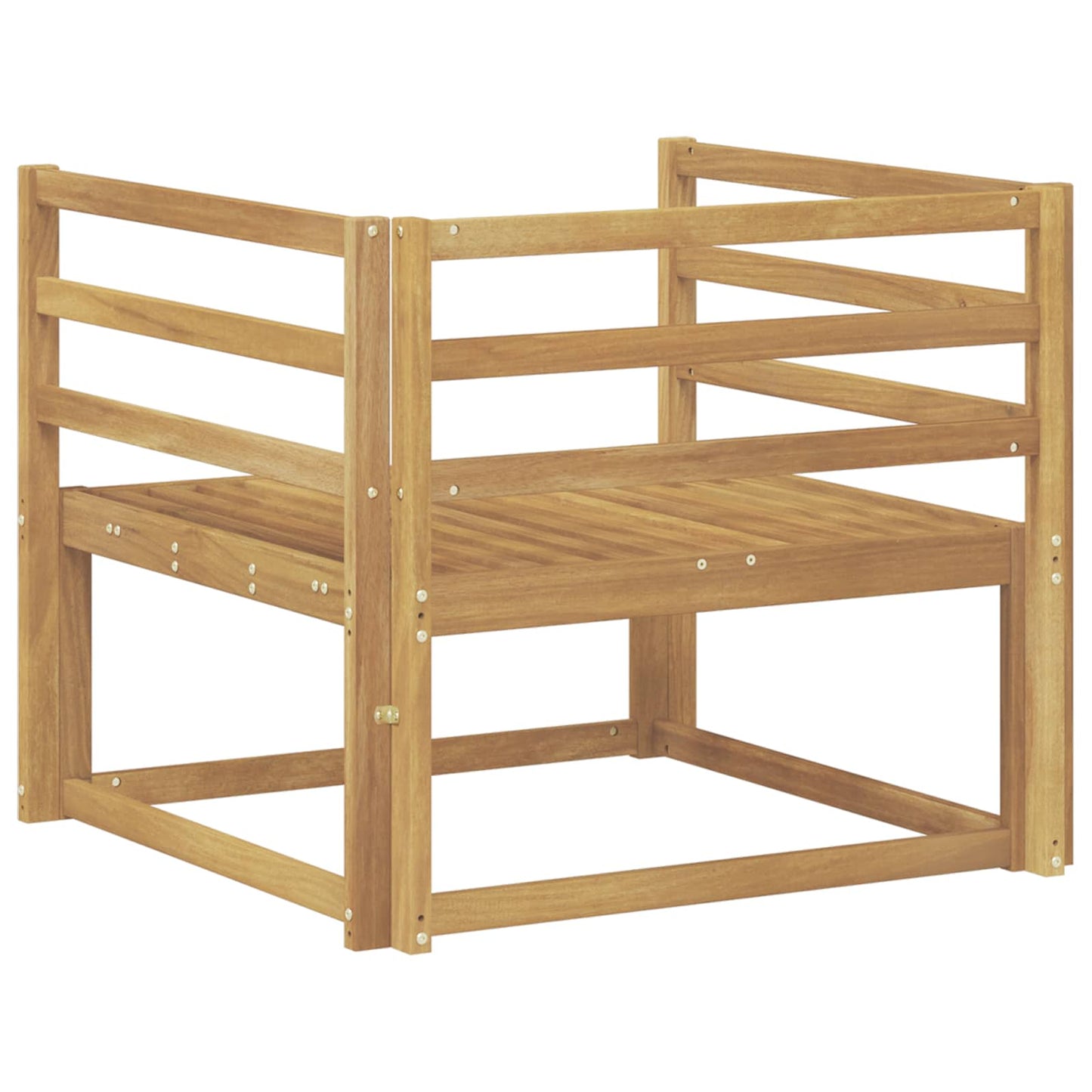 Buiten Midden Sofa Massief Acaciahout Wit is nu te koop bij PeponiXL, paradijselijk wonen!