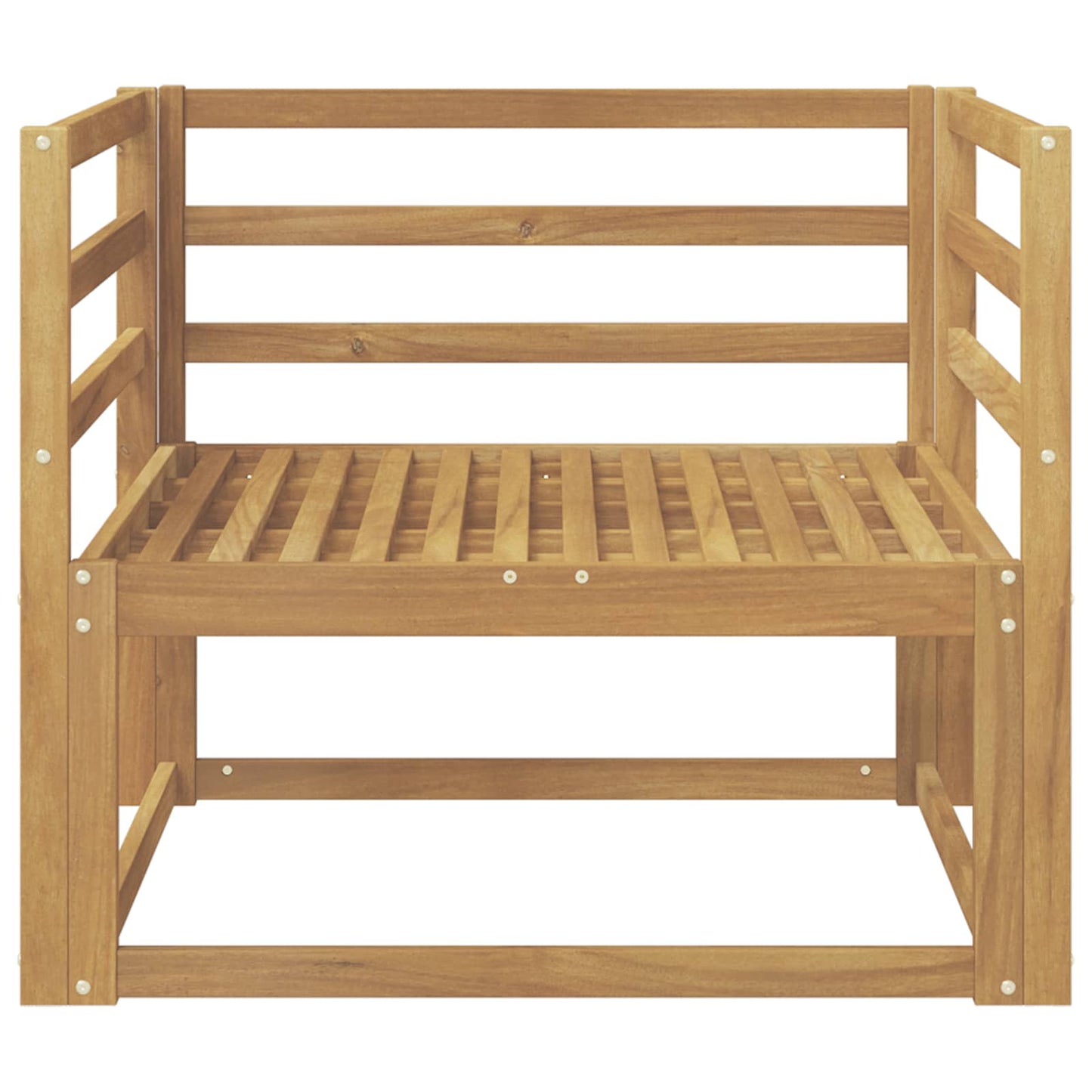 Buiten Midden Sofa Massief Acaciahout Wit is nu te koop bij PeponiXL, paradijselijk wonen!