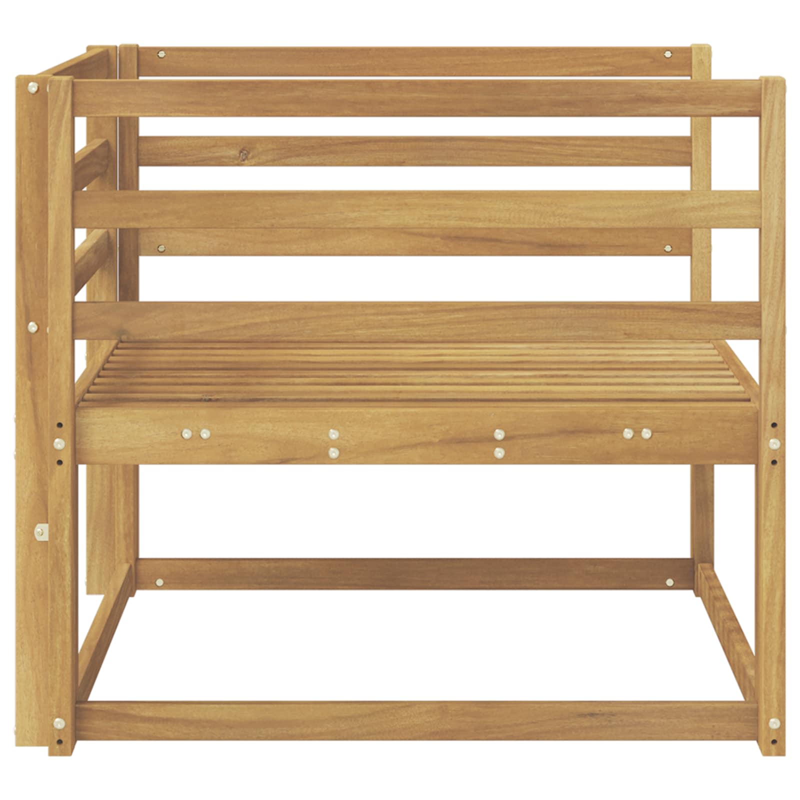 Buiten Midden Sofa Massief Acaciahout Wit is nu te koop bij PeponiXL, paradijselijk wonen!