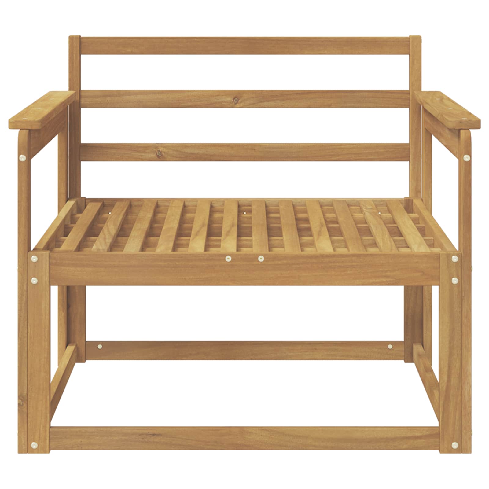 Buiten Midden Sofa Massief Acaciahout Wit is nu te koop bij PeponiXL, paradijselijk wonen!