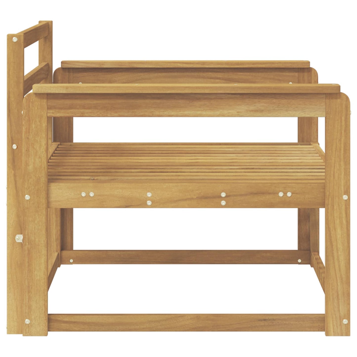 Buiten Midden Sofa Massief Acaciahout Wit is nu te koop bij PeponiXL, paradijselijk wonen!
