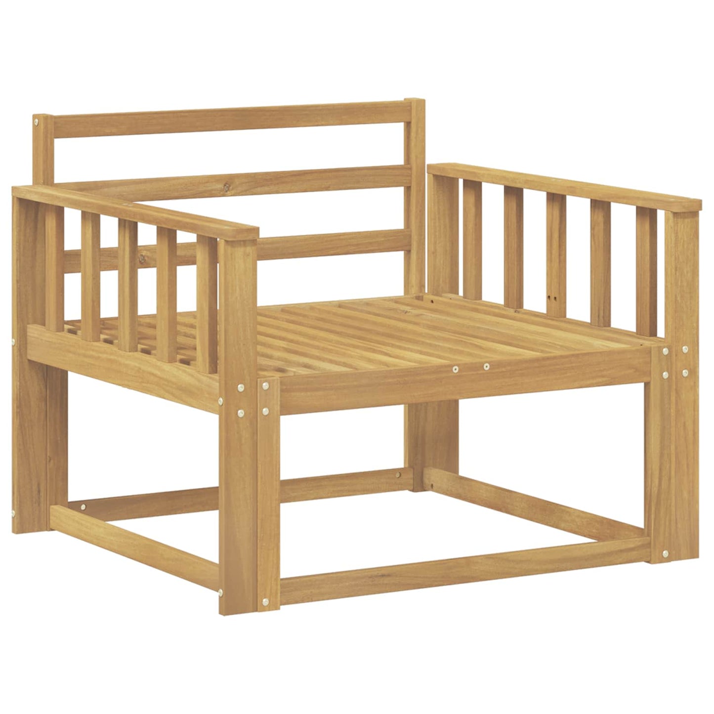 Buiten Midden Sofa Massief Acaciahout Wit is nu te koop bij PeponiXL, paradijselijk wonen!